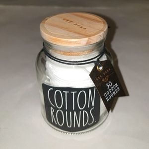 Rae Dunn COTTON ROUNDS jar